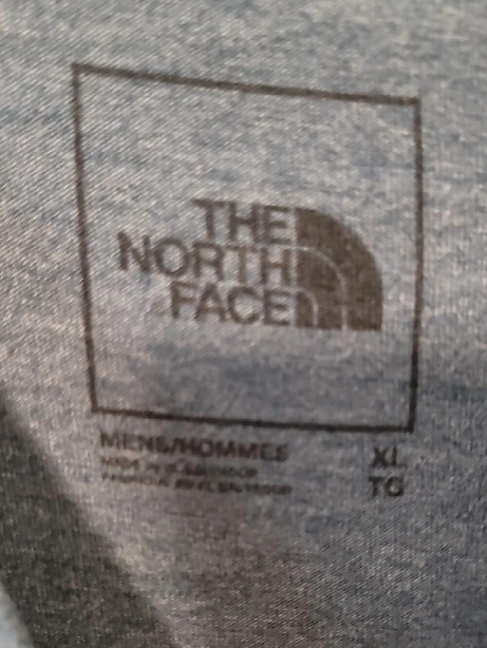 The North Face Men's Heather Navy Short Sleeve Logo T-Shirt